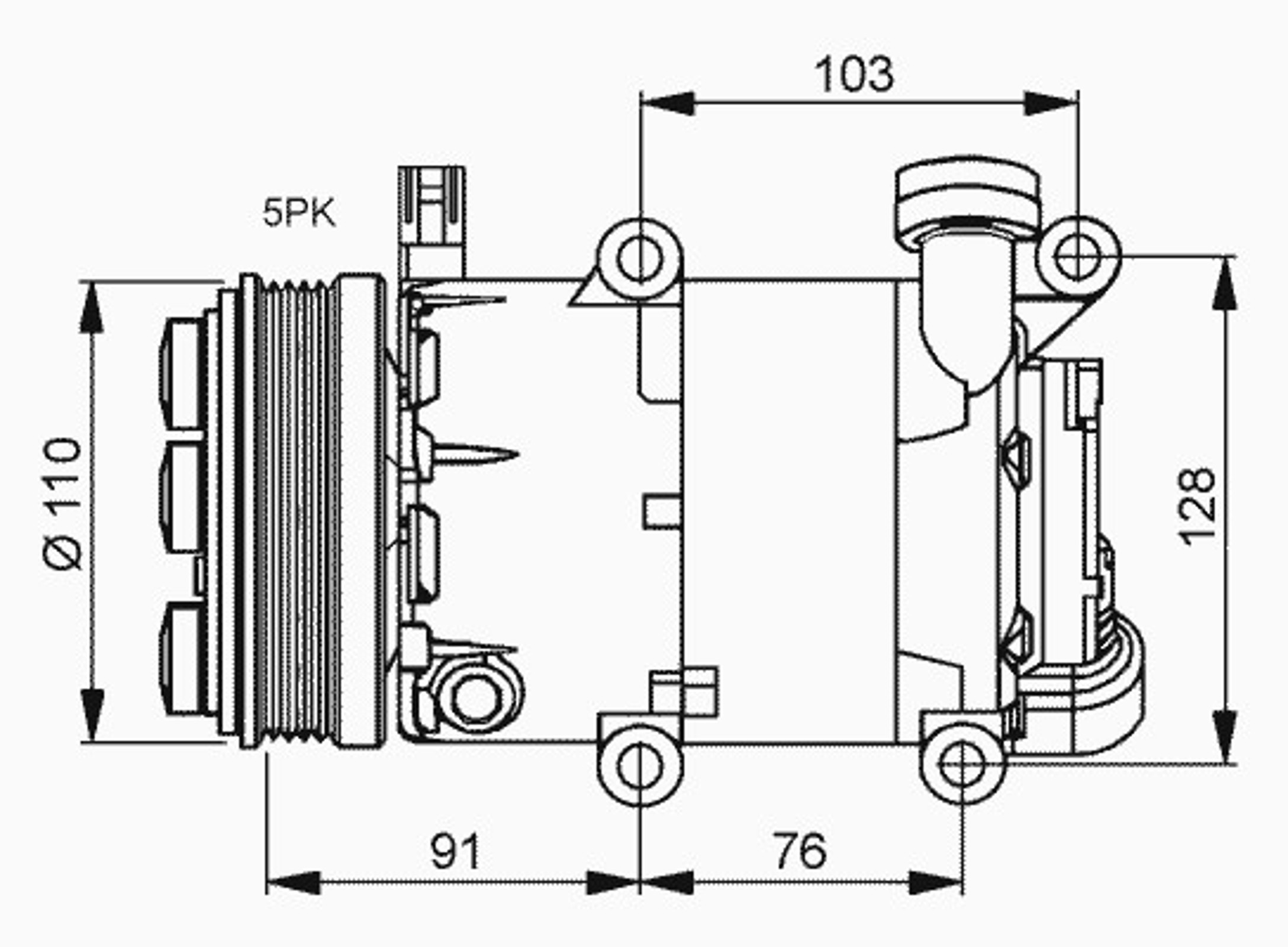 Компрессор кондиционера NRF 32415