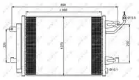 Радиатор кондиционера NRF 350073