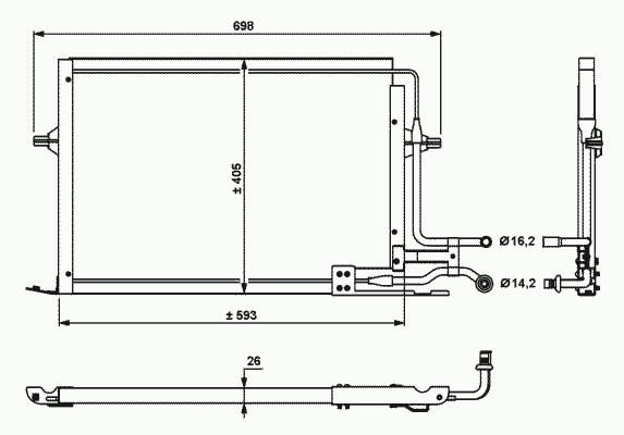 Конденсатор, кондиционер NRF 35139