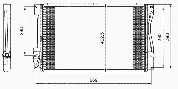 Конденсатор, кондиционер NRF 35151