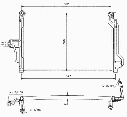 Конденсатор кондиционер NRF 35182