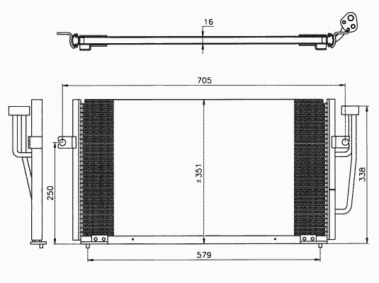 Конденсатор кондиционера NRF 35234