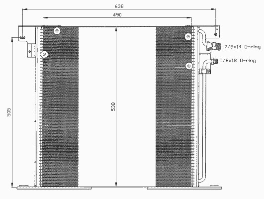 Конденсатор кондиционера NRF 35305