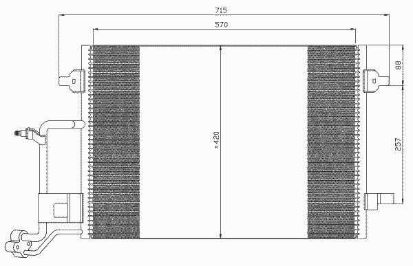 Конденсатор, кондиционер NRF 35308