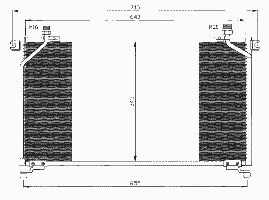 Конденсатор кондиционера NRF 35373