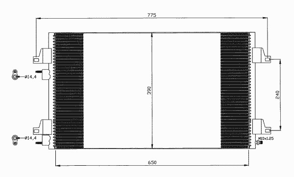 Конденсатор кондиционера NRF 35447