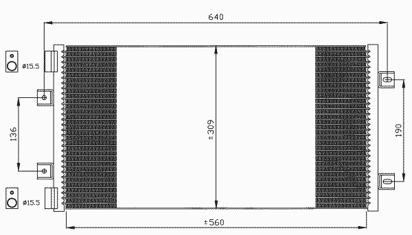 Конденсатор, кондиционер NRF 35492