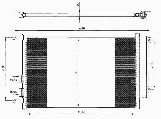 Конденсатор кондиционера NRF 35499