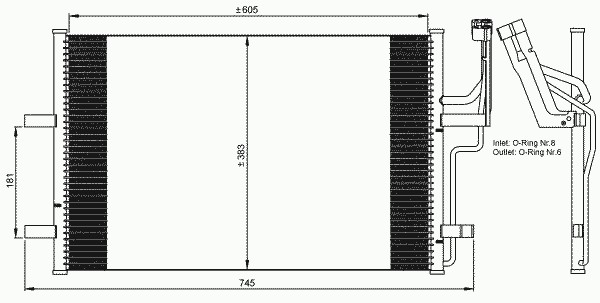 Конденсатор кондиционера NRF 35507
