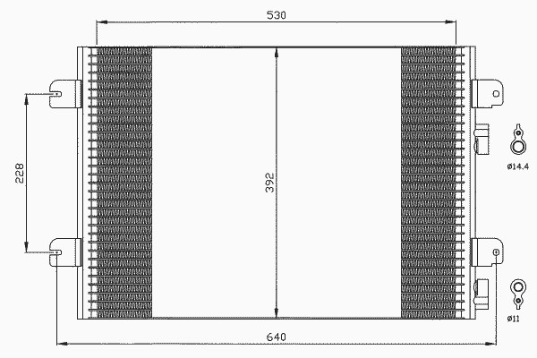 Конденсатор кондиционера NRF 35542