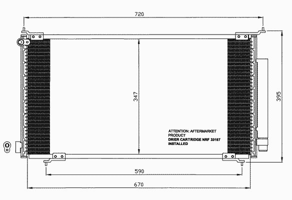 Конденсатор кондиционера NRF 35561