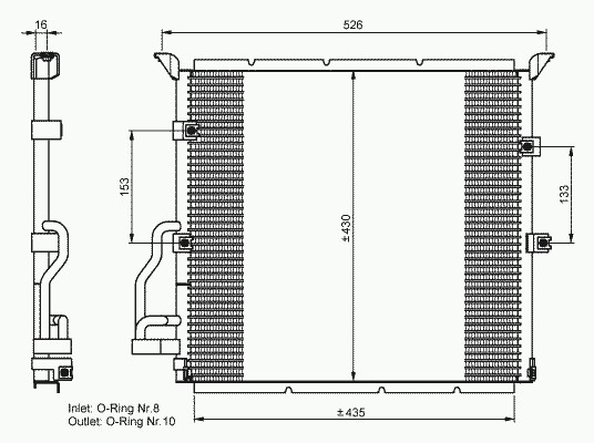 Конденсатор, кондиционер NRF 35586