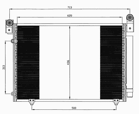 Конденсатор кондиционера NRF 35612