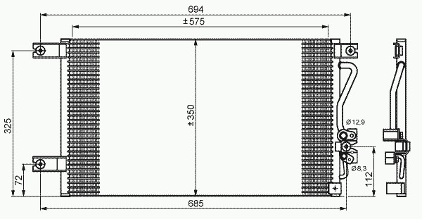 Конденсатор кондиционер NRF 35756