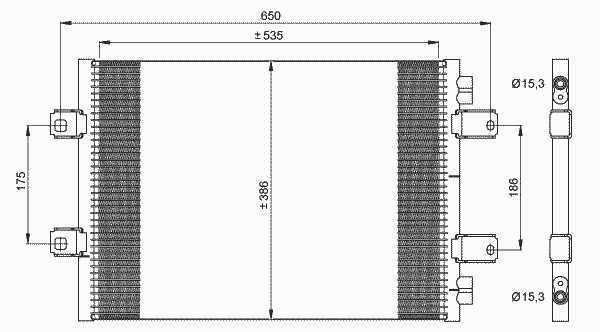 Конденсатор кондиционера NRF 35909