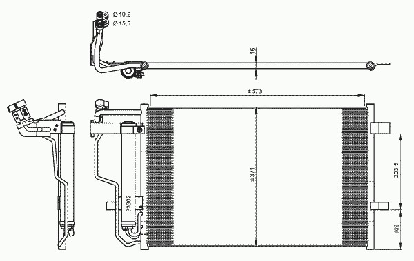 Конденсатор кондиционера NRF 35922