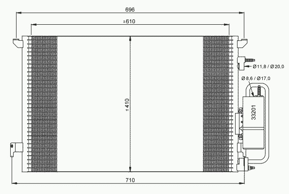 Конденсатор кондиционера NRF 35929