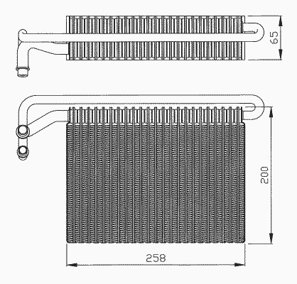 Испаритель кондиционера NRF 36096