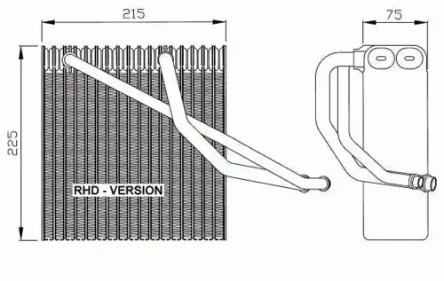 Испаритель кондиционера NRF 36106