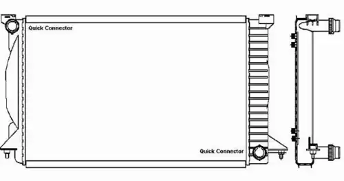 Радиатор охлаждения двигателя NRF 50540