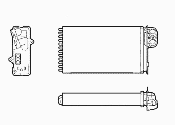 53216 NRF Радиатор отопителя