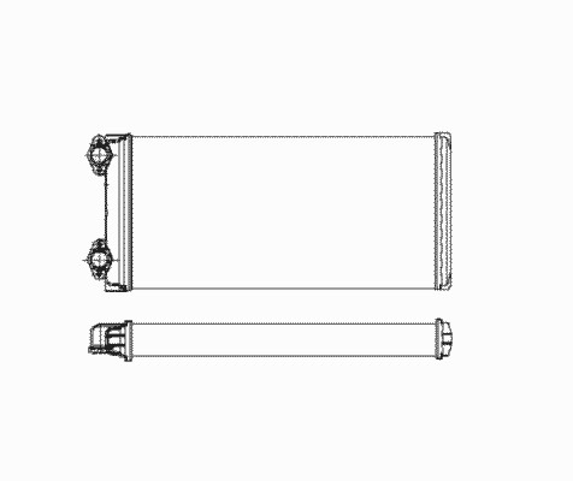 Радиатор отопителя NRF 53546