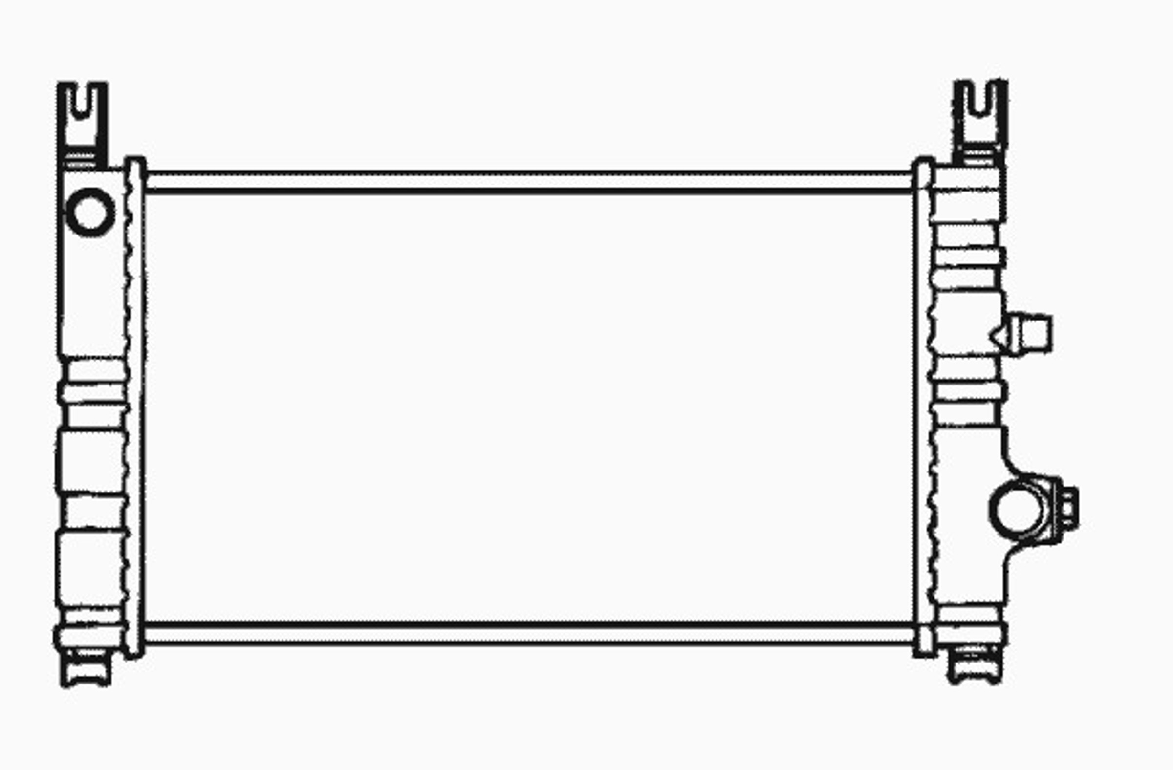 Радиатор системы охлаждения NRF 53635