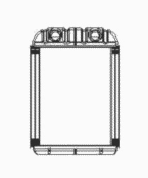 Радиатор отопителя NRF 53671