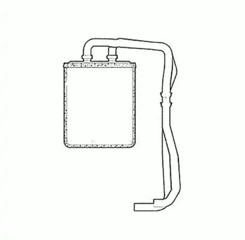 Радиатор печки NRF 54219