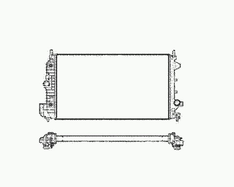 Радиатор системы охлаждения NRF 58205