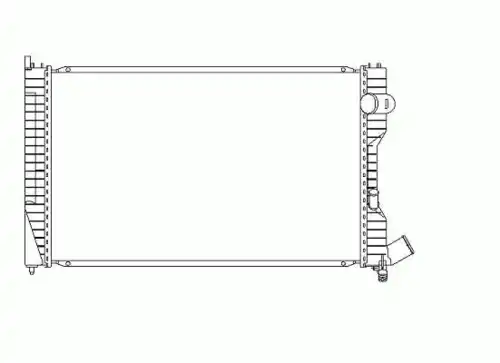 Радиатор охлаждения двигателя NRF 58813