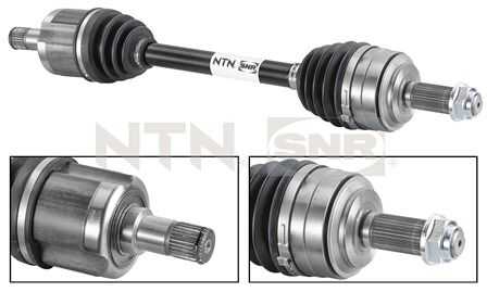 Полуось SNR DK74.002