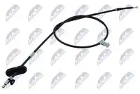 Трос ручн торм opel astra 10-/лев/ NTY HLR-PL-034