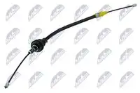 Hlrpl023 трос ручн торм opel vivaro a 01-14 ren trafic ii 01- nis primastar 01-/перед/ NTY HLRPL023