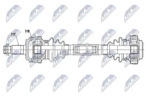Полуось NTY NPW-BM-035