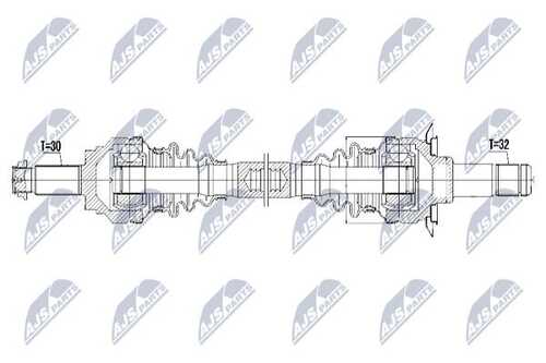 Вал приводной NTY NPW-BM-042