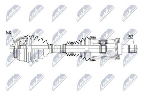 Полуось NTY NPW-BM-045