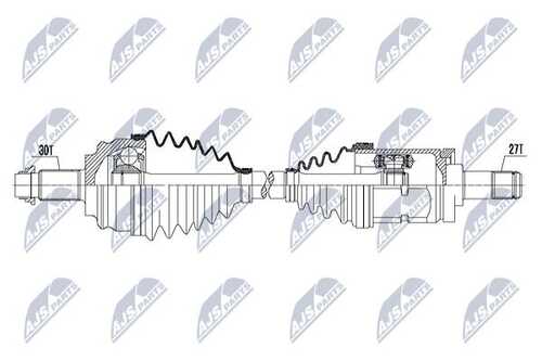 Nty driveshaft bmw x5 e53 00-06 /frontright/ NTY NPW-BM-115