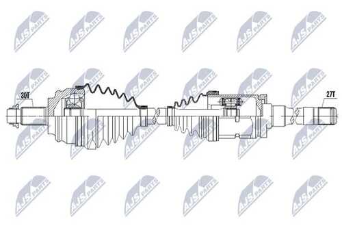 ПОЛУОСЬ | BMW X5 E53 00-06 /ПЕРЕД,ЛЕВ NTY NPW-BM-117