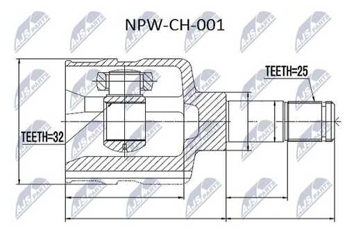 Шрус NTY NPW-CH-001