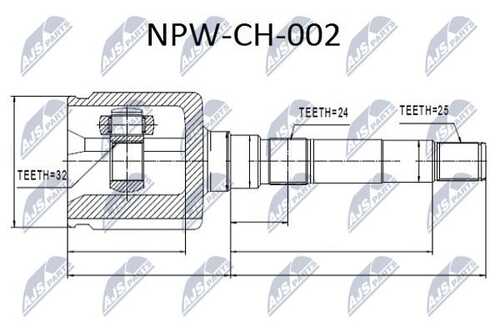 Шрус NTY NPW-CH-002