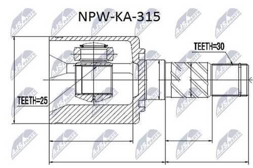Шрус NTY NPW-KA-315