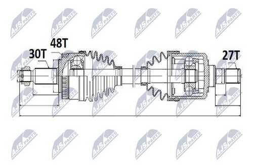 Привод сцепления гидравлический NTY NPW-KA-326