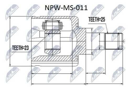 Пыльник шруса NTY NPW-MS-011
