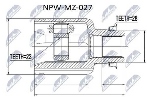 Шрус NTY NPW-MZ-027