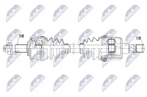 Npw-pl-127 полуось приводная NTY NPW-PL-127