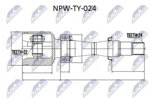 Шрус NTY NPW-TY-024