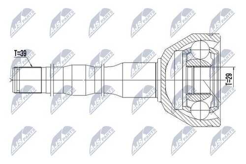 Шрус volvo xc90 2.9t6 02-06 /првый NTY NPW-VV-074