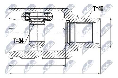 Шрус внутренний NTY NPW-VW-027