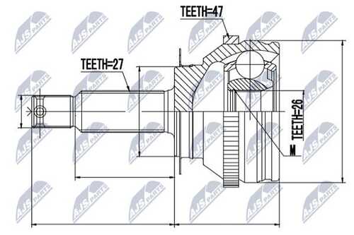 Шруc наружний NTY NPZ-HY-505